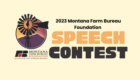 Montana Farm Bureau Foundation announces Youth Speech Contest 
