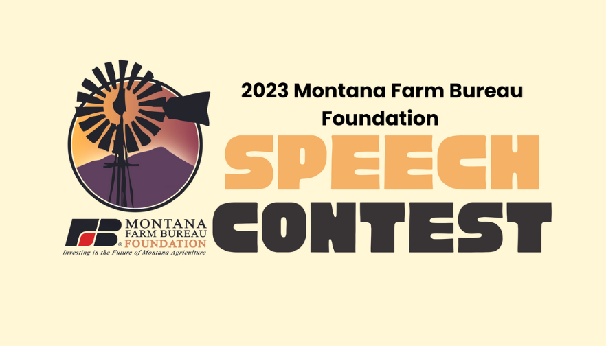 Montana Farm Bureau Foundation announces Youth Speech Contest 