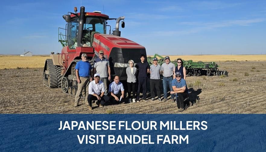 Japanese Flour Millers Visit Bandel Farm