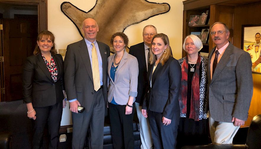 Montana Farm Bureau members with Rep. Greg Giantforte
