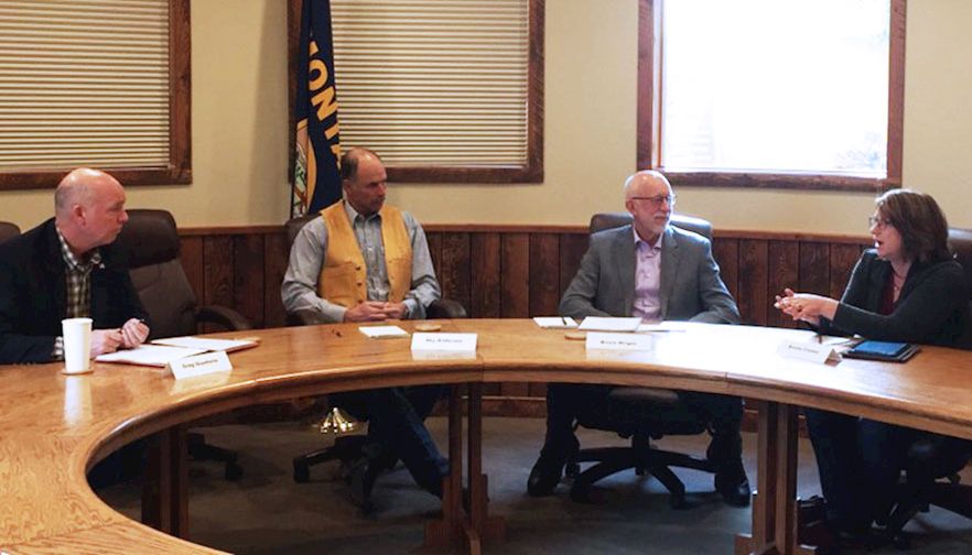 Representative Gianforte with MFBF Members