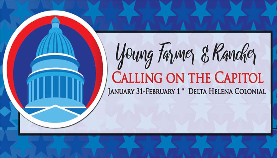 Young Farmer and Rancher Calling on the Capitol held in Helena