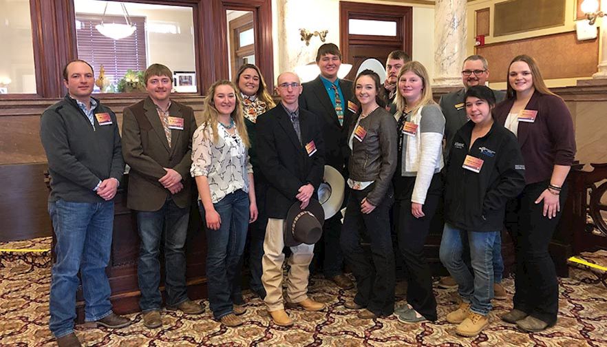 Young farmers and ranchers talk politics, learn about the legislature