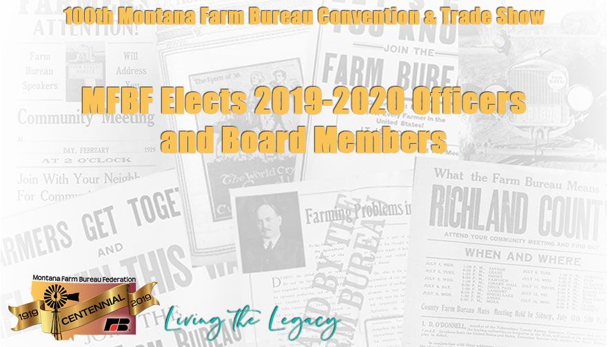 Montana Farm Bureau elects 2019 officers during annual convention in Billings