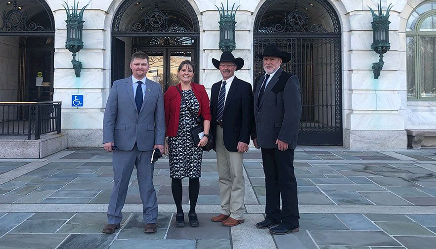 Montana Farm Bureau members meet with agencies, Congressmen during Fly-In