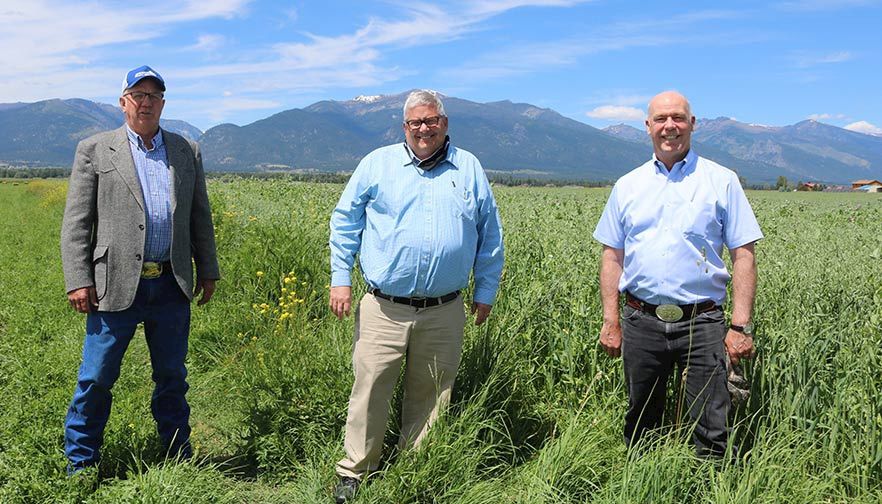 Farm Bureau president hosts USDA Under Secretary Northey, Congressman at roundtable in Stevensville