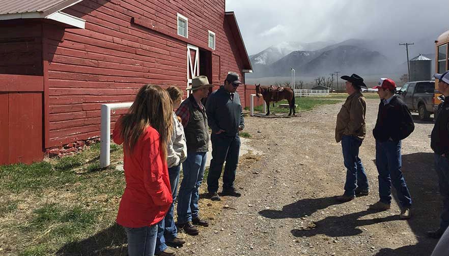 MFBF young farmers and ranchers tour