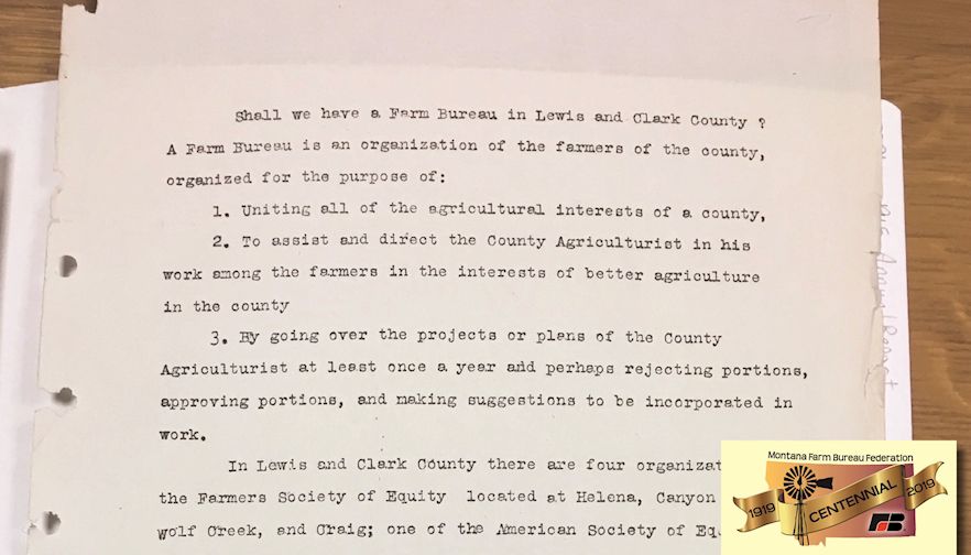 Lewis and Clark County, 1915 report