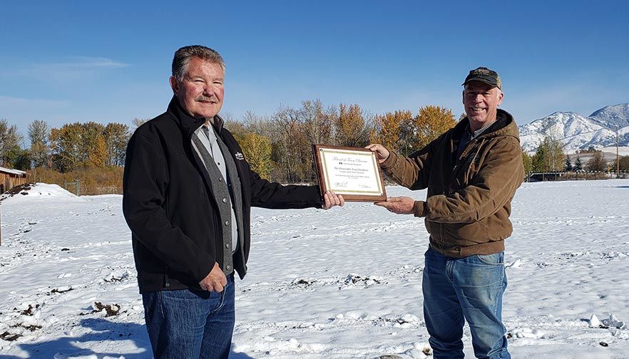 Congressman Gianforte receives Friend of Farm Bureau Award