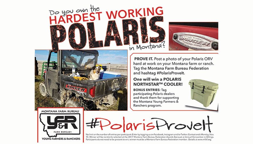 Do you have the hardest working Polaris in Montana?  PROVE IT!