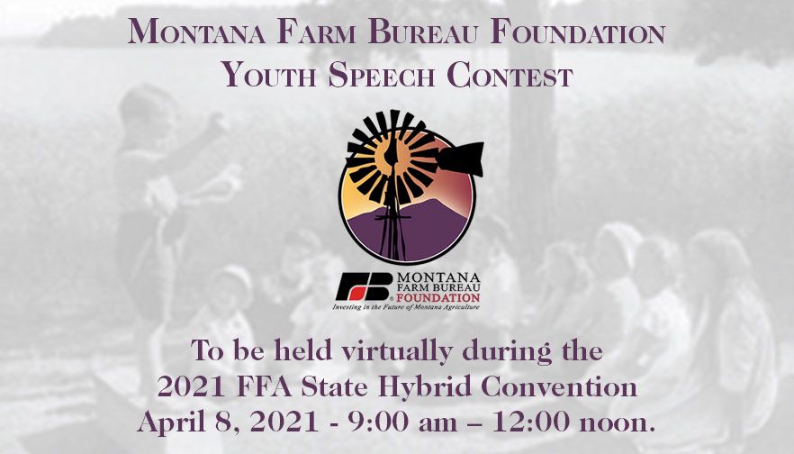 Montana Farm Bureau Foundation to hold virtual speech contest
