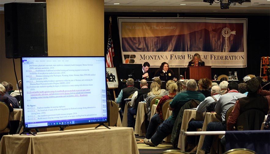 Montana Farm Bureau policy for 2022 includes taxes, animal health issues and labor challenges