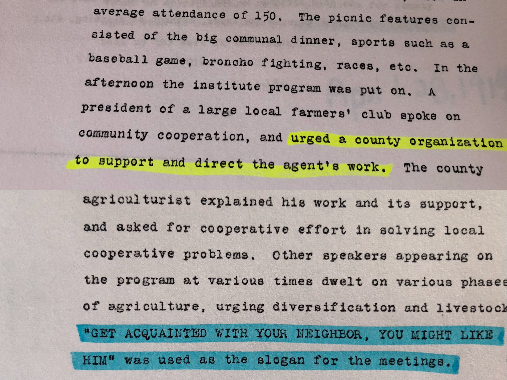 Dawson County Agriculture Agent Report, 1915